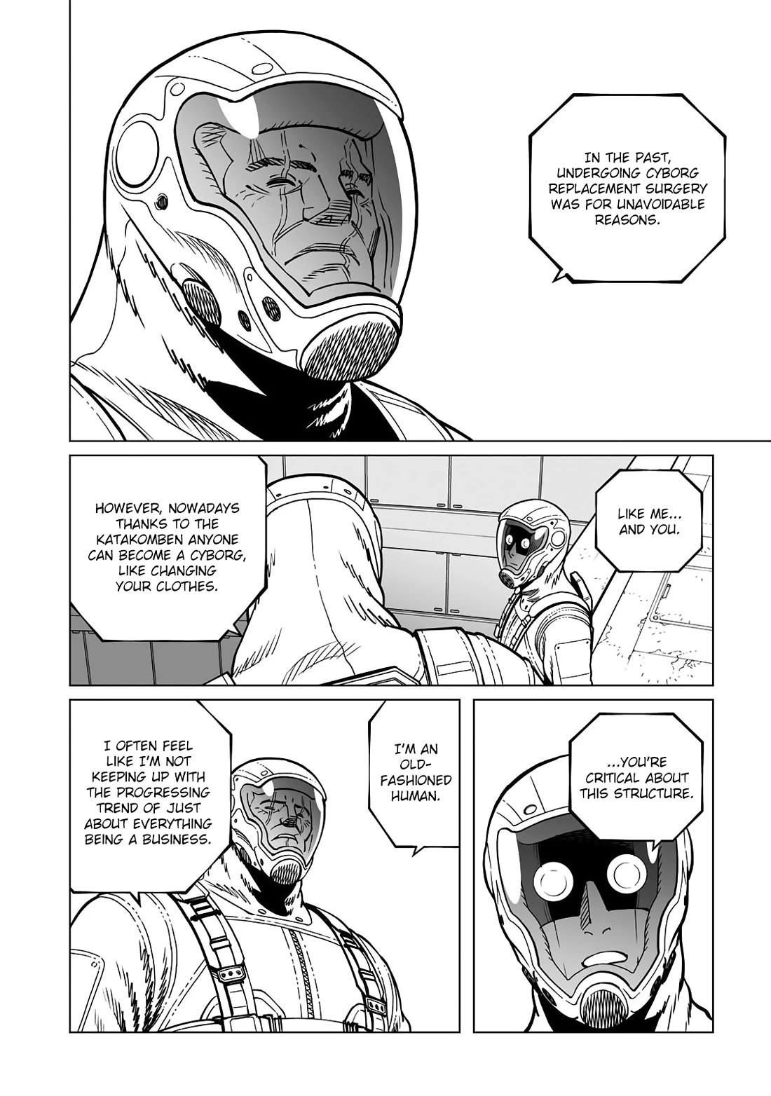 Gunnm Mars Chronicle Chapter 54.1 page 10 - Chapter 54.1: The Katakomben (First Part)