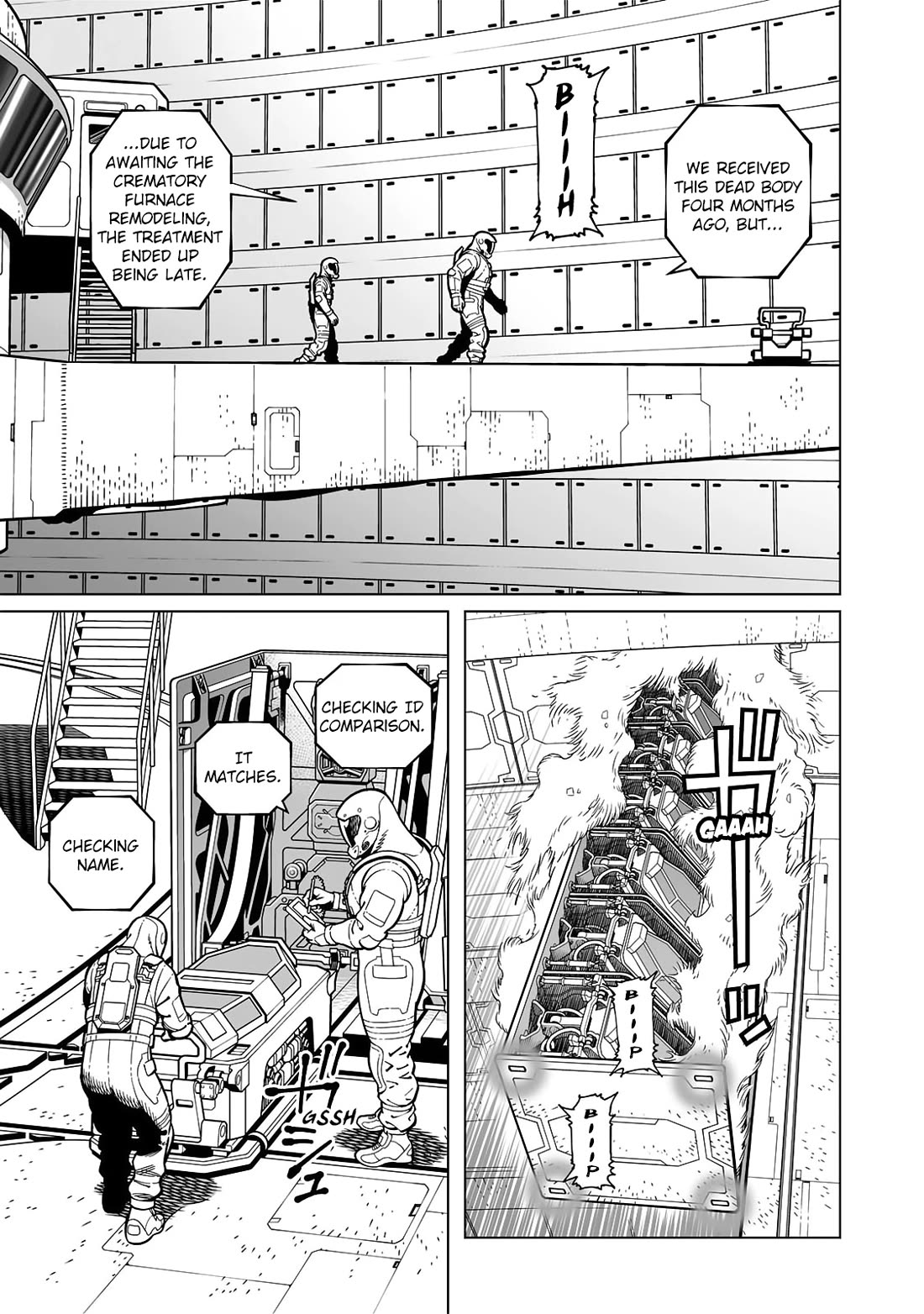 Gunnm Mars Chronicle Chapter 54.1 page 13 - Chapter 54.1: The Katakomben (First Part)