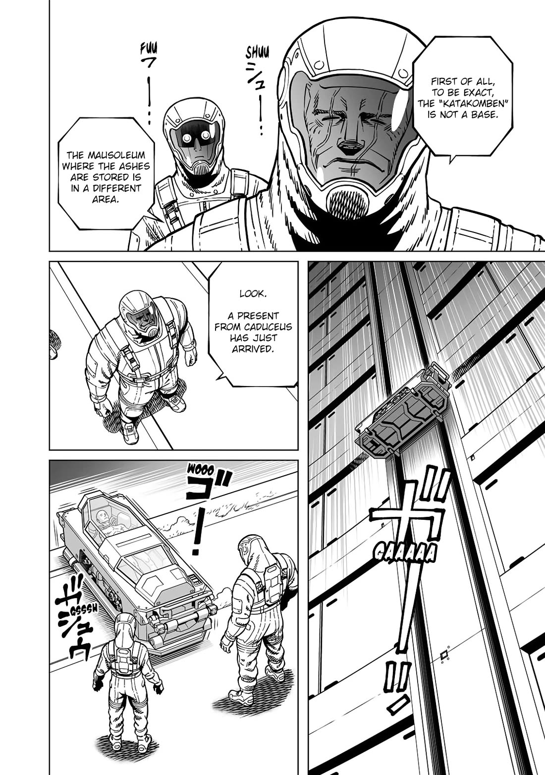 Gunnm Mars Chronicle Chapter 54.1 page 6 - Chapter 54.1: The Katakomben (First Part)