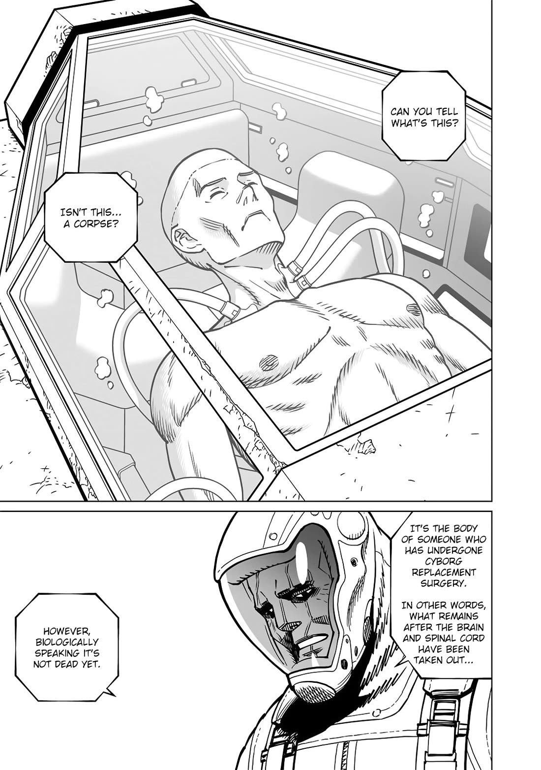 Gunnm Mars Chronicle Chapter 54.1 page 7 - Chapter 54.1: The Katakomben (First Part)