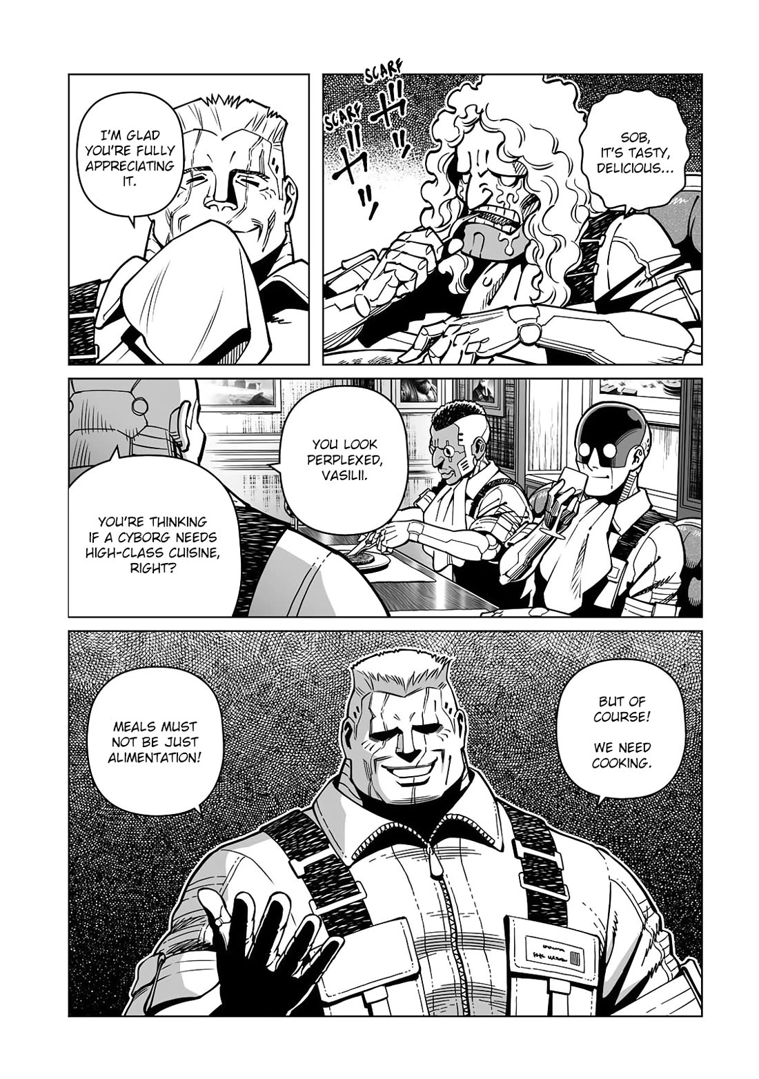 Gunnm Mars Chronicle Chapter 54.2 page 12 - Chapter 54.2: The Katakomben (Second Part)