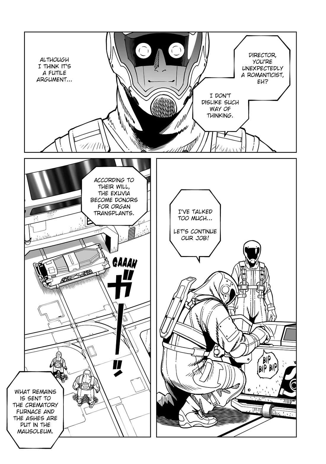 Gunnm Mars Chronicle Chapter 54.2 page 5 - Chapter 54.2: The Katakomben (Second Part)