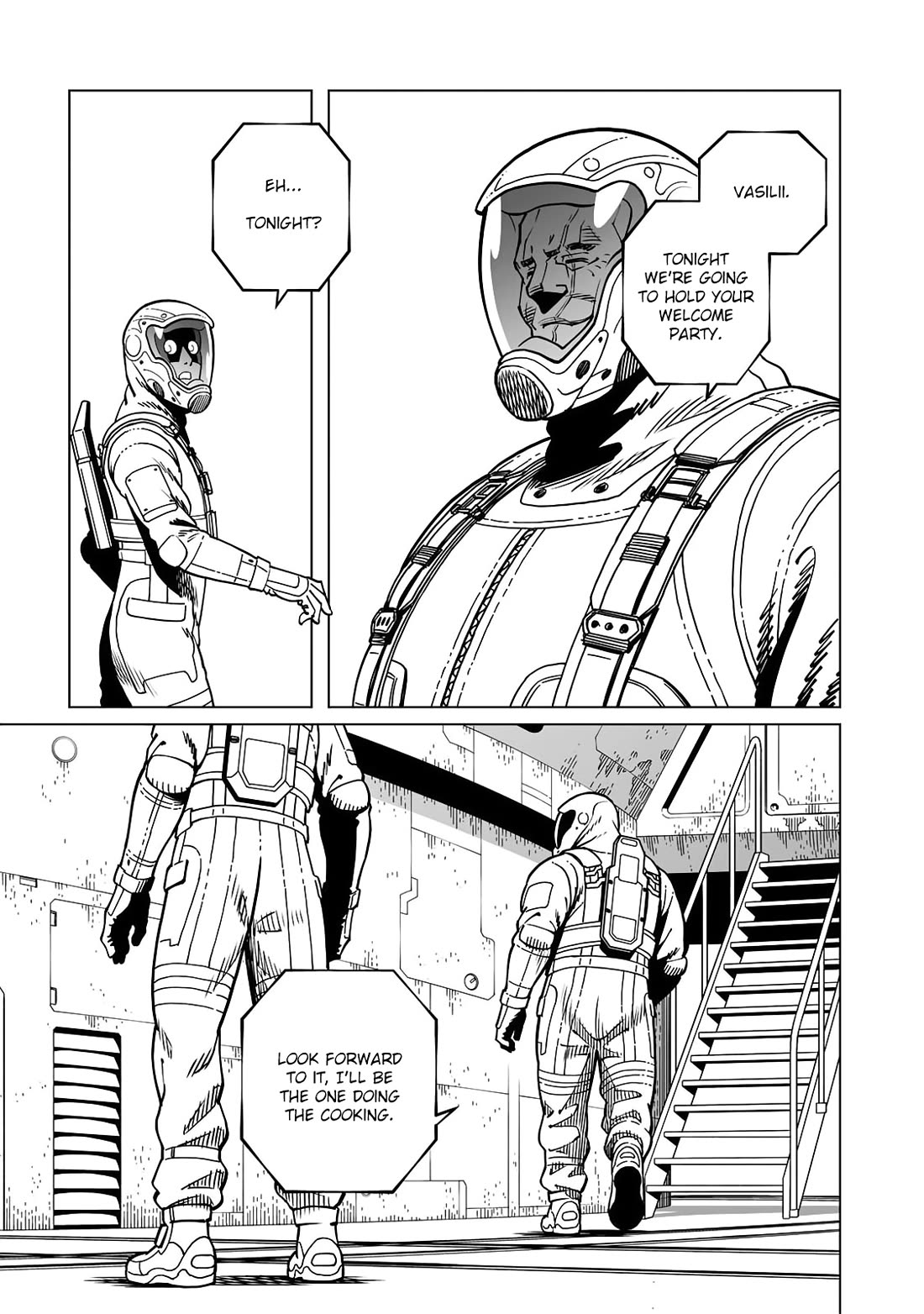 Gunnm Mars Chronicle Chapter 54.2 page 7 - Chapter 54.2: The Katakomben (Second Part)
