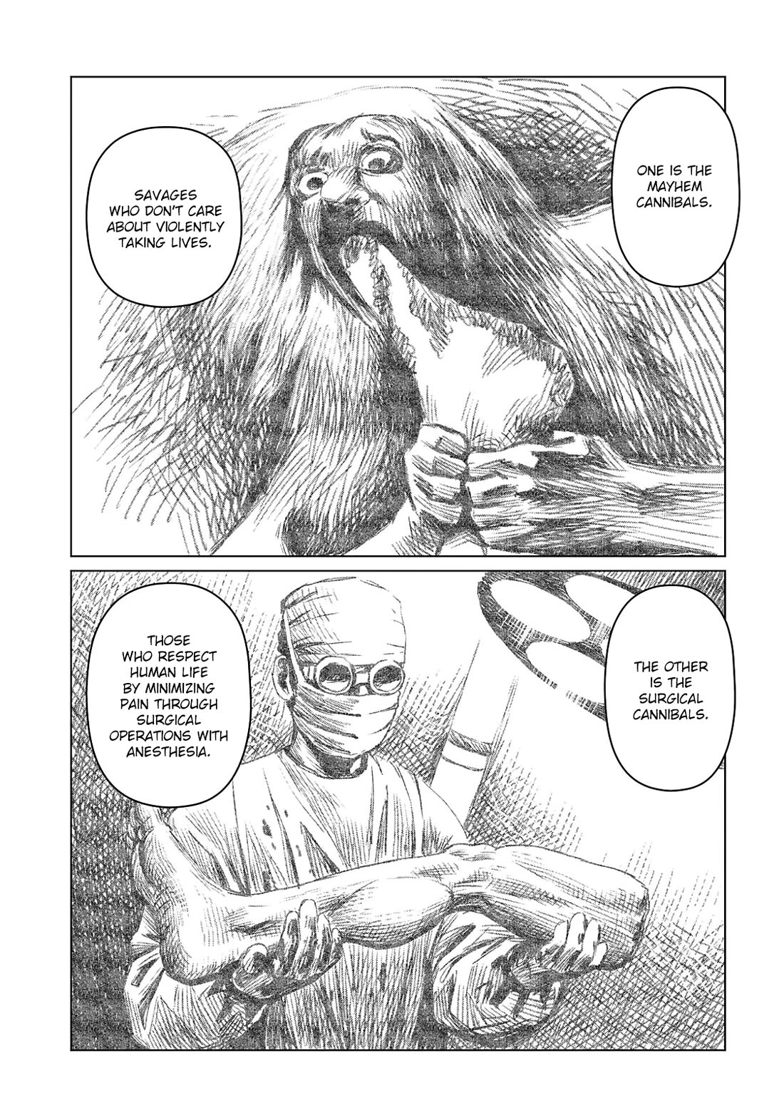Gunnm Mars Chronicle Chapter 55.1 page 8 - Chapter 55.1: The Hexenhaus (First Part)