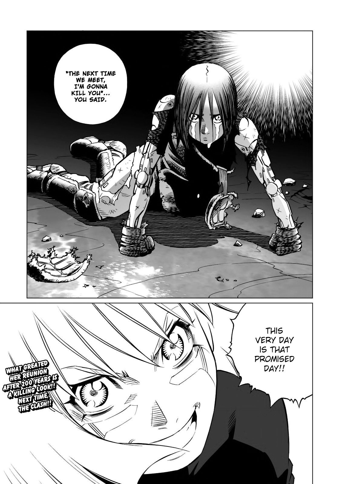 Gunnm Mars Chronicle Chapter 7 page 35 - Chapter 7: The Reunion Fist