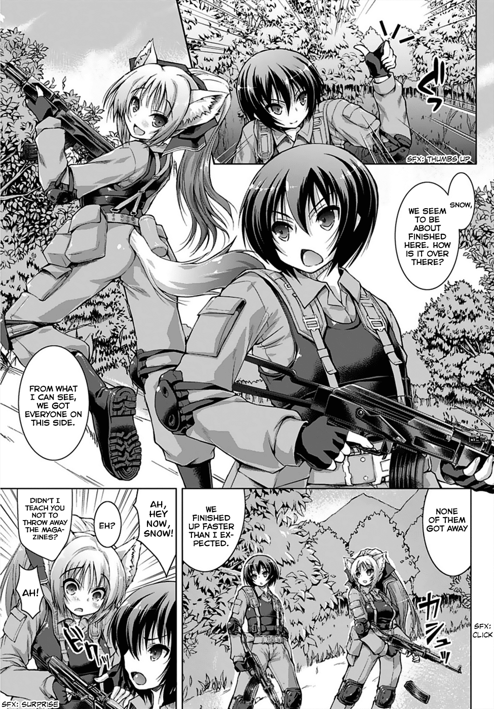 Gunota ga Mahou Sekai ni Tensei Shitara, Gendai Heiki de Guntai Harem o Tsukucchaimashita!? Chapter 1 page 15 - Chapter 1