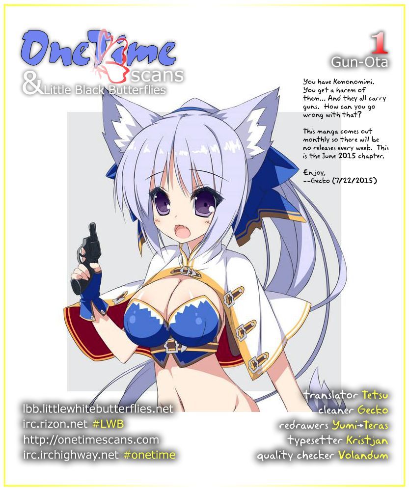 Gunota ga Mahou Sekai ni Tensei Shitara, Gendai Heiki de Guntai Harem o Tsukucchaimashita!? Chapter 1 page 2 - Chapter 1