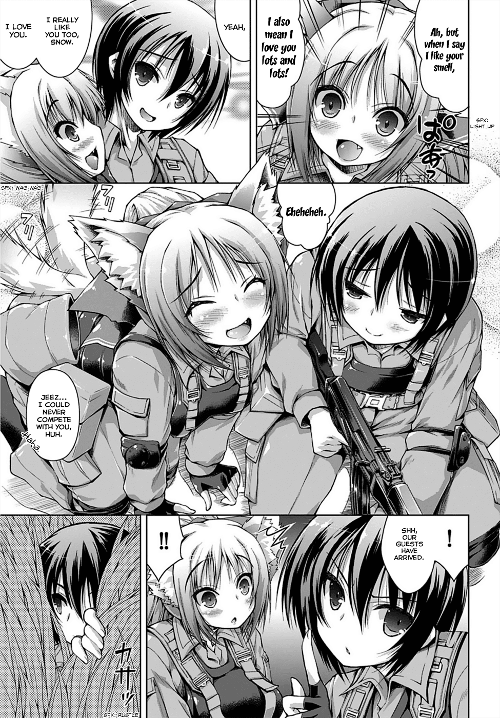 Gunota ga Mahou Sekai ni Tensei Shitara, Gendai Heiki de Guntai Harem o Tsukucchaimashita!? Chapter 1 page 7 - Chapter 1