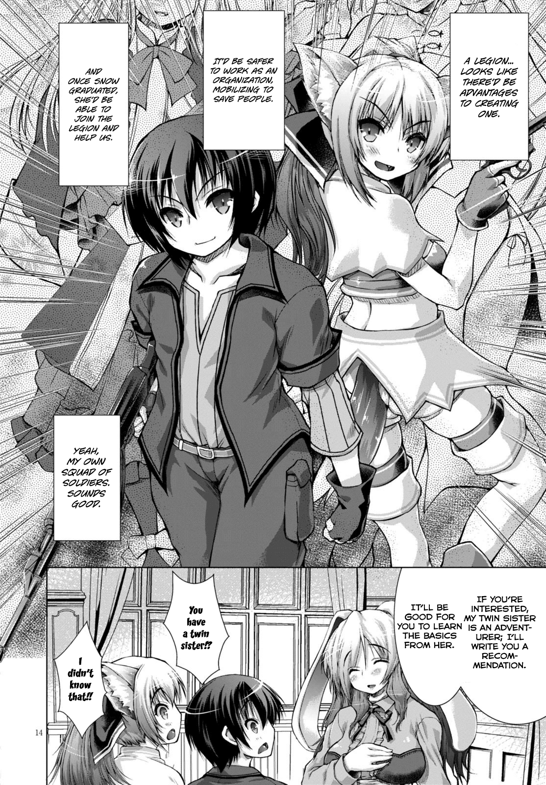 Gunota ga Mahou Sekai ni Tensei Shitara, Gendai Heiki de Guntai Harem o Tsukucchaimashita!? Chapter 10 page 17 - Chapter 10