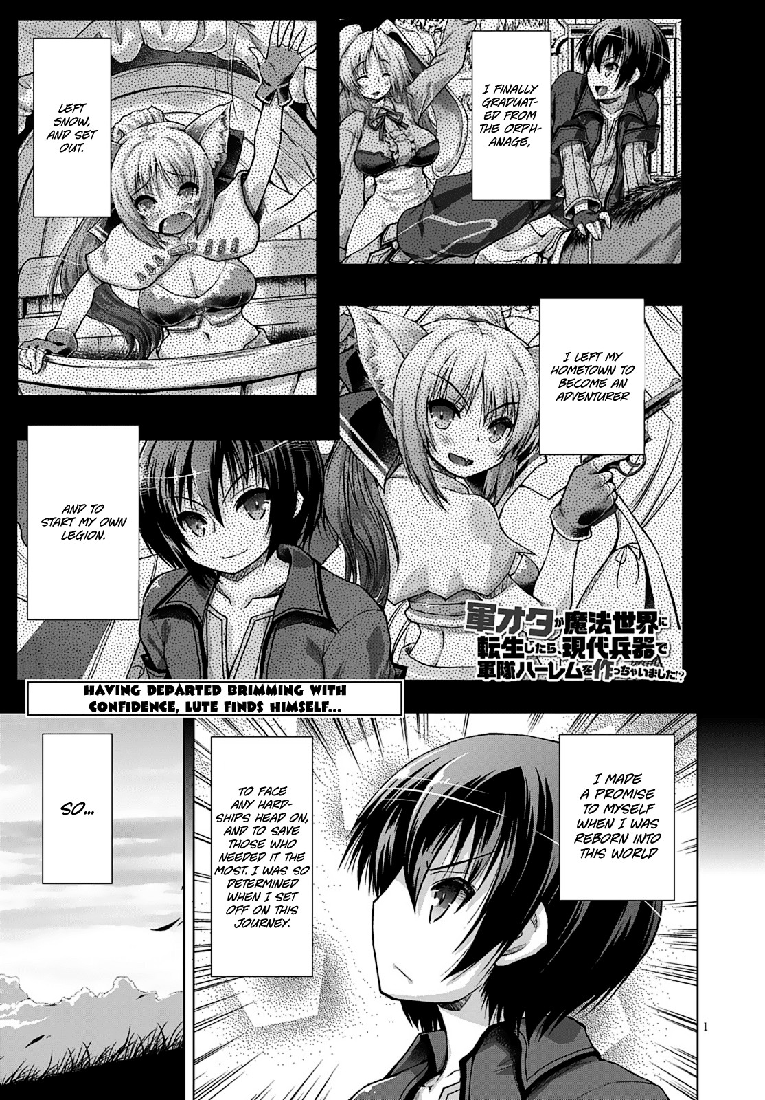 Gunota ga Mahou Sekai ni Tensei Shitara, Gendai Heiki de Guntai Harem o Tsukucchaimashita!? Chapter 11 page 7 - Chapter 11