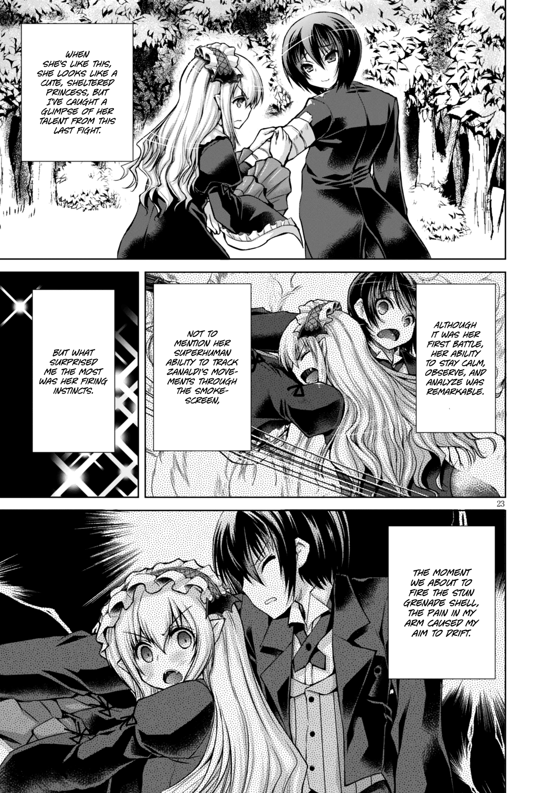Gunota ga Mahou Sekai ni Tensei Shitara, Gendai Heiki de Guntai Harem o Tsukucchaimashita!? Chapter 18 page 24 - Chapter 18