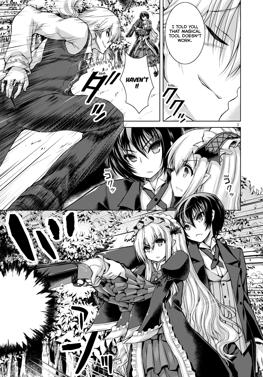 Gunota ga Mahou Sekai ni Tensei Shitara, Gendai Heiki de Guntai Harem o Tsukucchaimashita!? Chapter 18 page 5 - Chapter 18