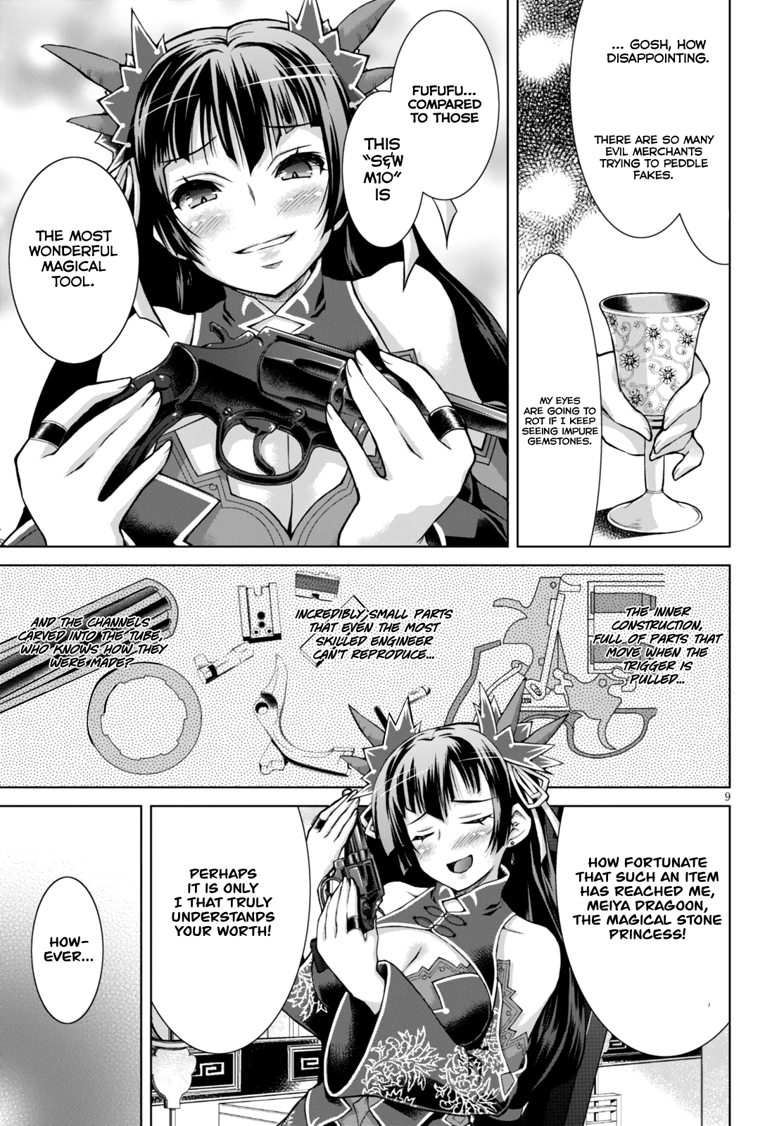 Gunota ga Mahou Sekai ni Tensei Shitara, Gendai Heiki de Guntai Harem o Tsukucchaimashita!? Chapter 19 page 12 - Chapter 19