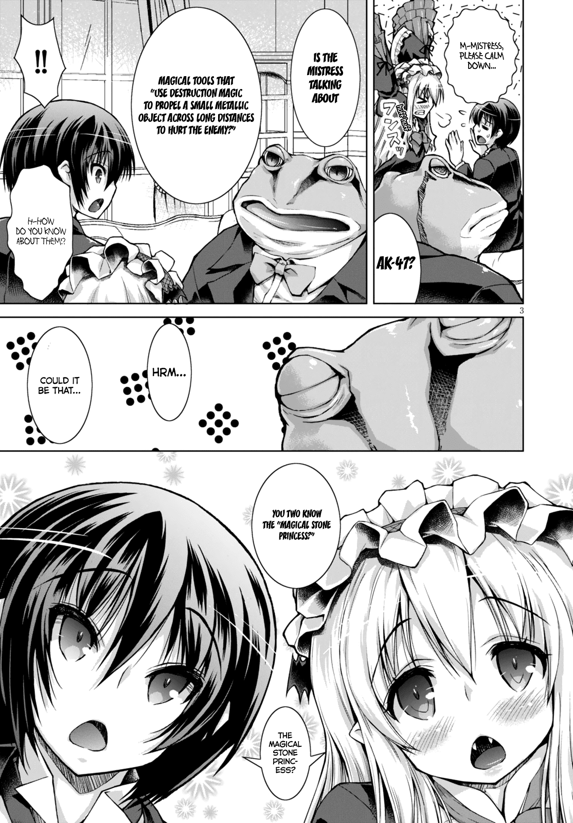 Gunota ga Mahou Sekai ni Tensei Shitara, Gendai Heiki de Guntai Harem o Tsukucchaimashita!? Chapter 19 page 6 - Chapter 19