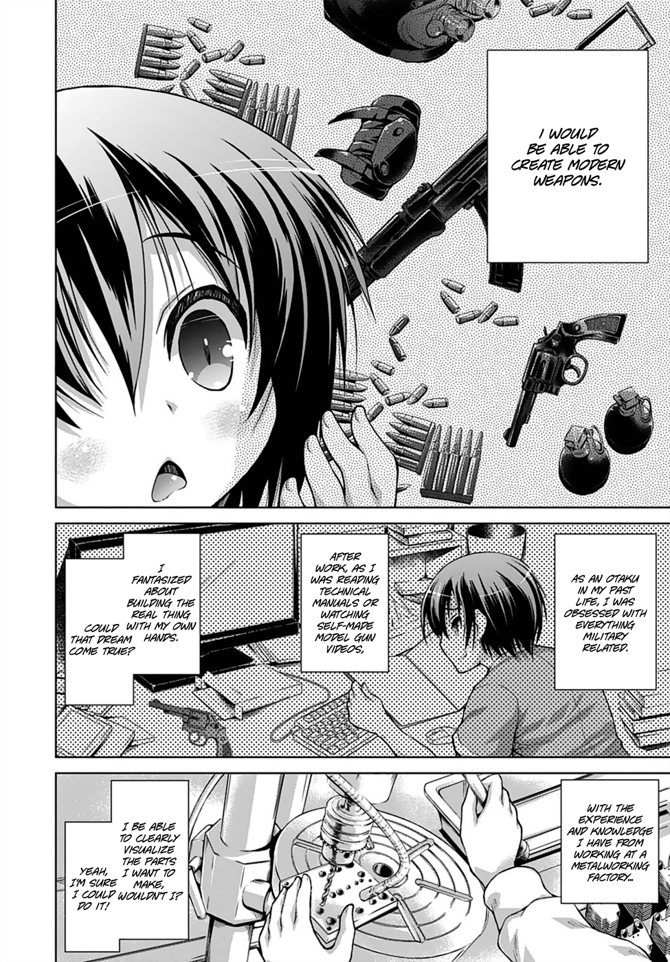 Gunota ga Mahou Sekai ni Tensei Shitara, Gendai Heiki de Guntai Harem o Tsukucchaimashita!? Chapter 2 page 11 - Chapter 2