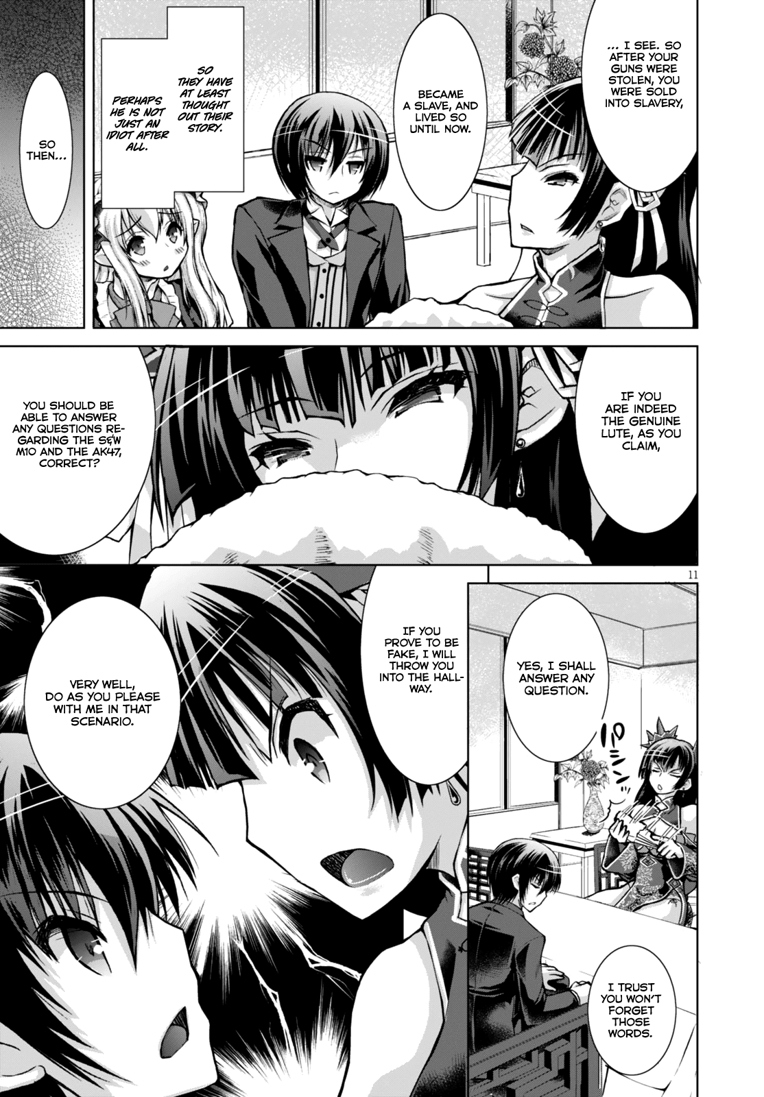 Gunota ga Mahou Sekai ni Tensei Shitara, Gendai Heiki de Guntai Harem o Tsukucchaimashita!? Chapter 20 page 12 - Chapter 20