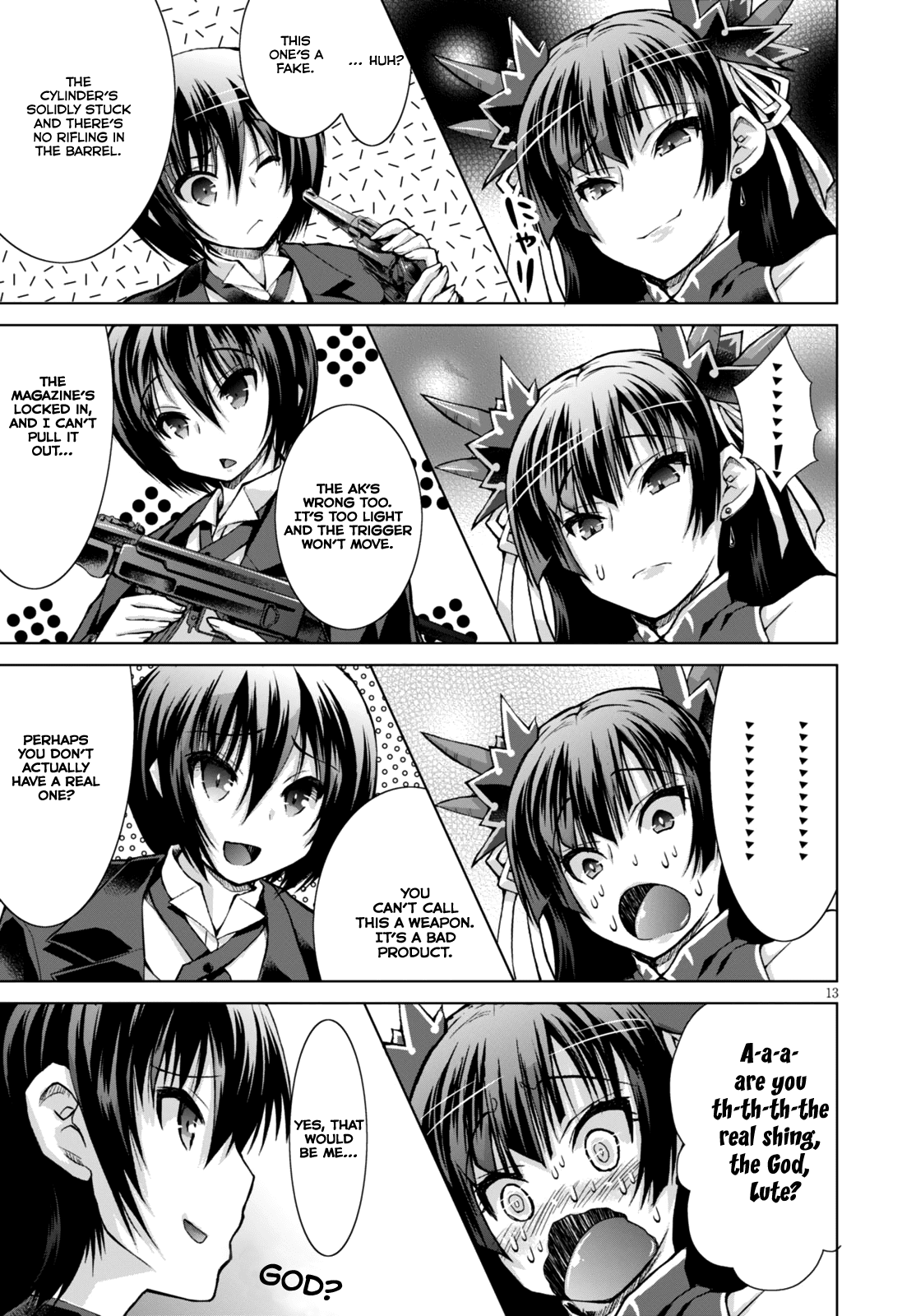 Gunota ga Mahou Sekai ni Tensei Shitara, Gendai Heiki de Guntai Harem o Tsukucchaimashita!? Chapter 20 page 14 - Chapter 20