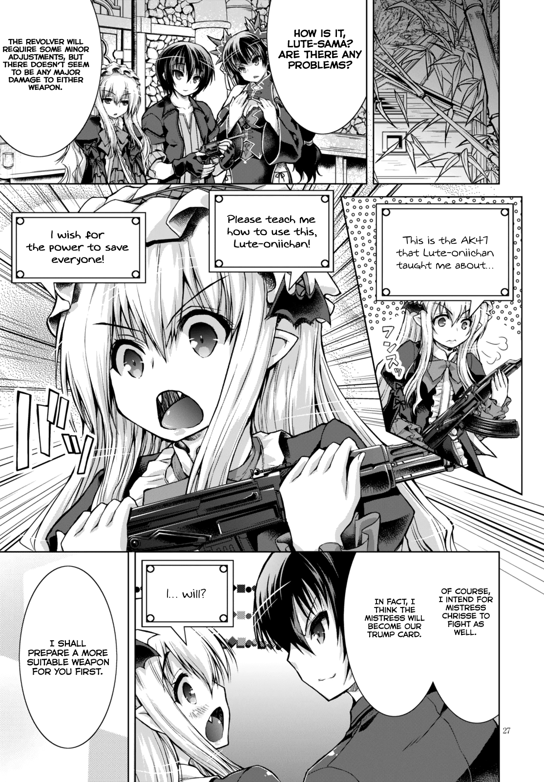 Gunota ga Mahou Sekai ni Tensei Shitara, Gendai Heiki de Guntai Harem o Tsukucchaimashita!? Chapter 20 page 28 - Chapter 20