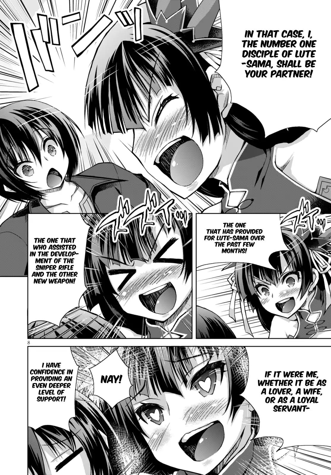 Gunota ga Mahou Sekai ni Tensei Shitara, Gendai Heiki de Guntai Harem o Tsukucchaimashita!? Chapter 21 page 10 - Chapter 21