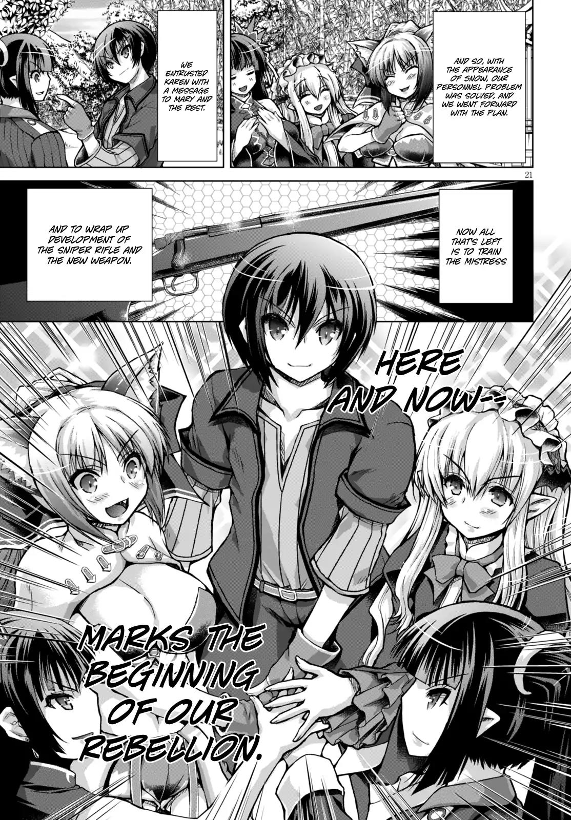 Gunota ga Mahou Sekai ni Tensei Shitara, Gendai Heiki de Guntai Harem o Tsukucchaimashita!? Chapter 21 page 22 - Chapter 21