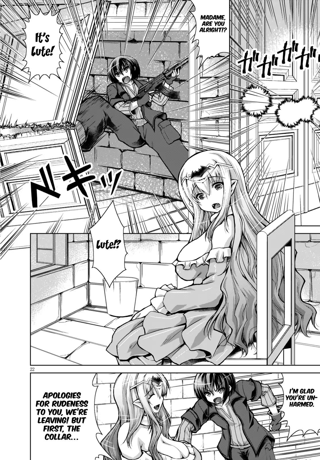 Gunota ga Mahou Sekai ni Tensei Shitara, Gendai Heiki de Guntai Harem o Tsukucchaimashita!? Chapter 22 page 24 - Chapter 22