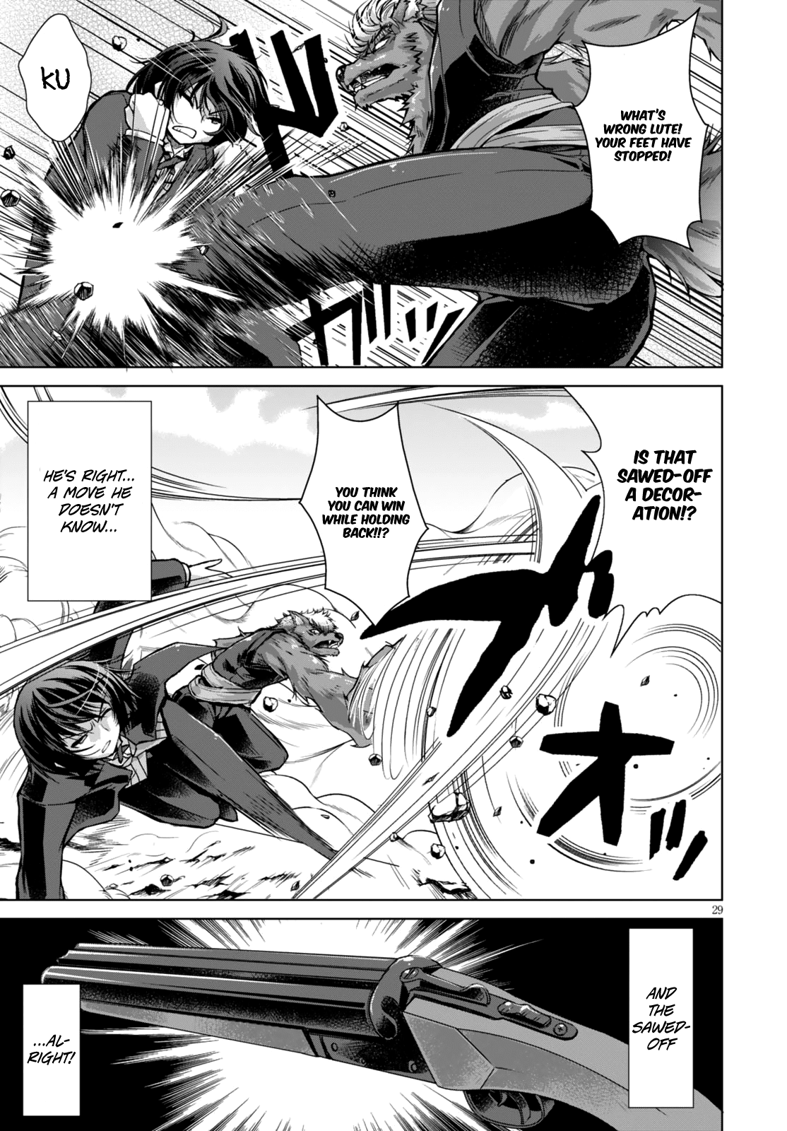 Gunota ga Mahou Sekai ni Tensei Shitara, Gendai Heiki de Guntai Harem o Tsukucchaimashita!? Chapter 25 page 30 - Chapter 25