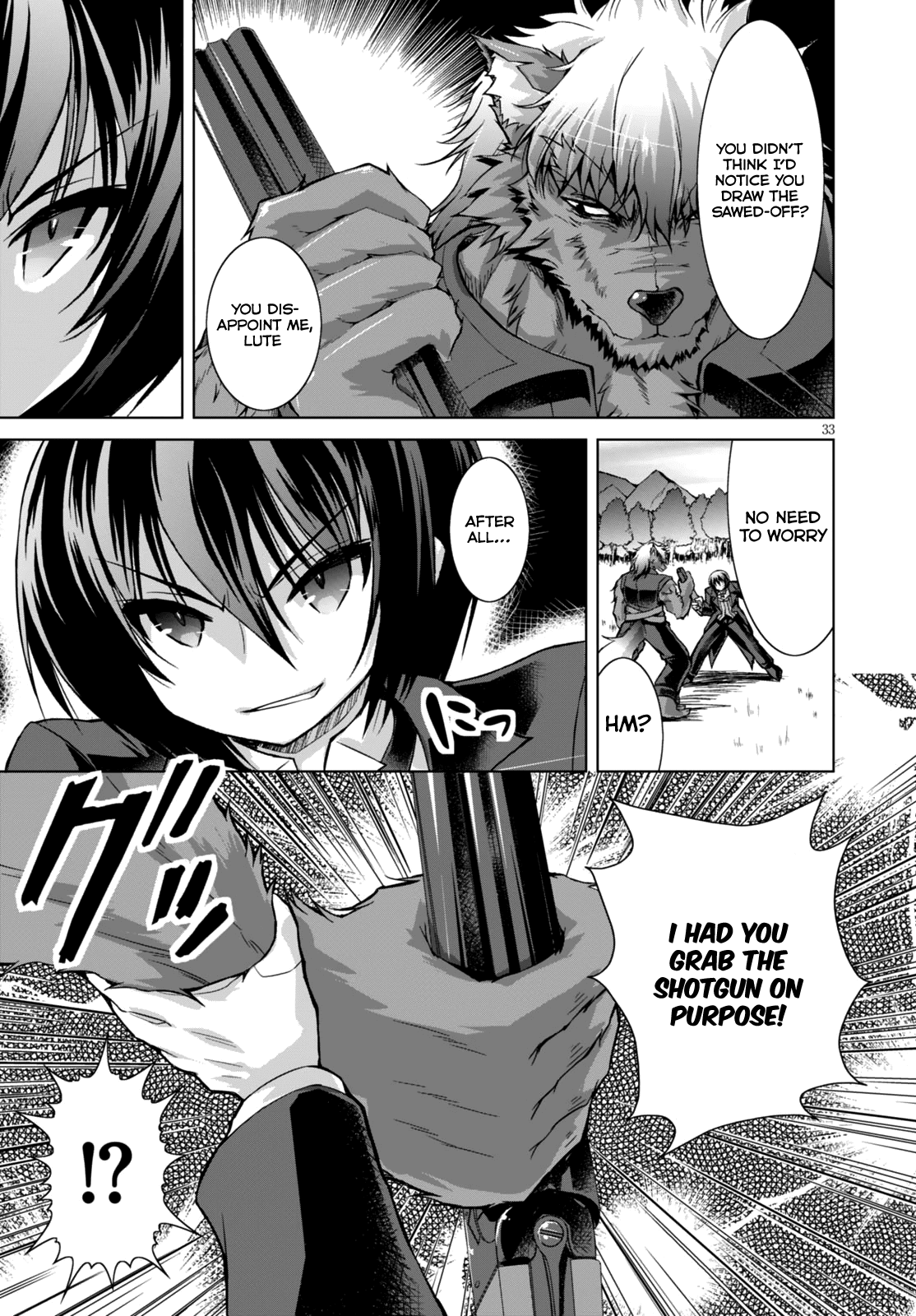 Gunota ga Mahou Sekai ni Tensei Shitara, Gendai Heiki de Guntai Harem o Tsukucchaimashita!? Chapter 25 page 34 - Chapter 25