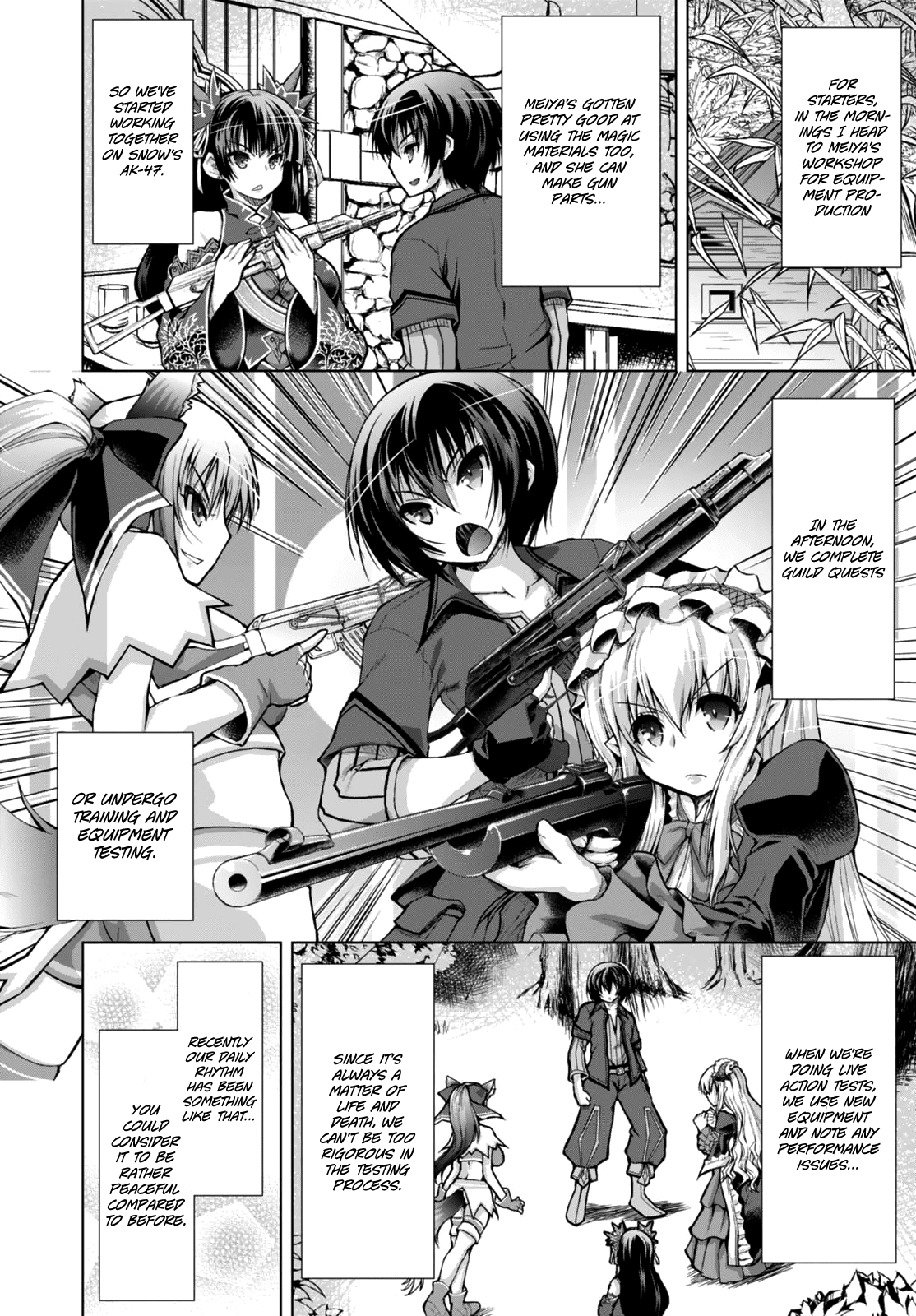 Gunota ga Mahou Sekai ni Tensei Shitara, Gendai Heiki de Guntai Harem o Tsukucchaimashita!? Chapter 27 page 21 - Chapter 27