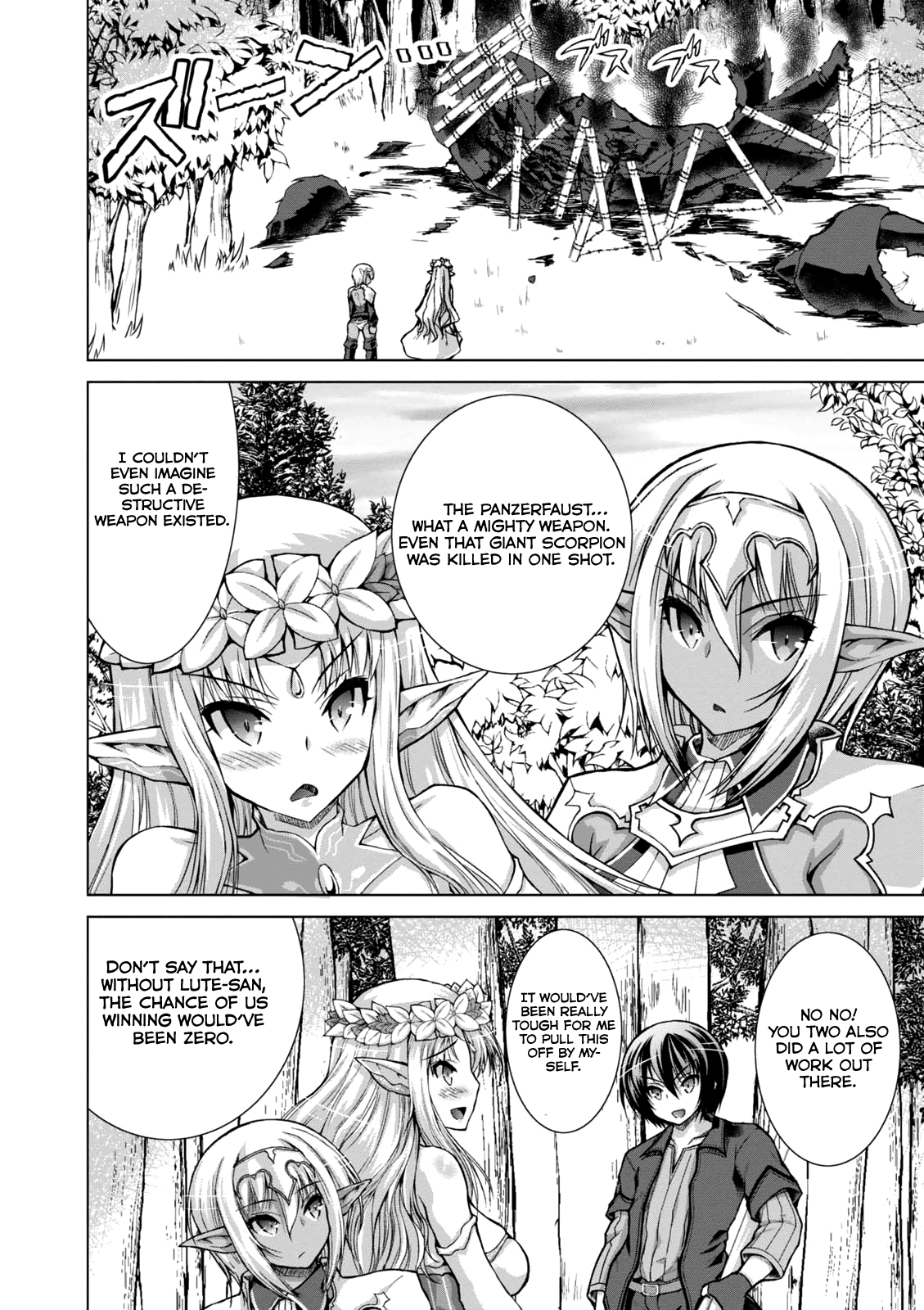Gunota ga Mahou Sekai ni Tensei Shitara, Gendai Heiki de Guntai Harem o Tsukucchaimashita!? Chapter 31 page 21 - Chapter 31