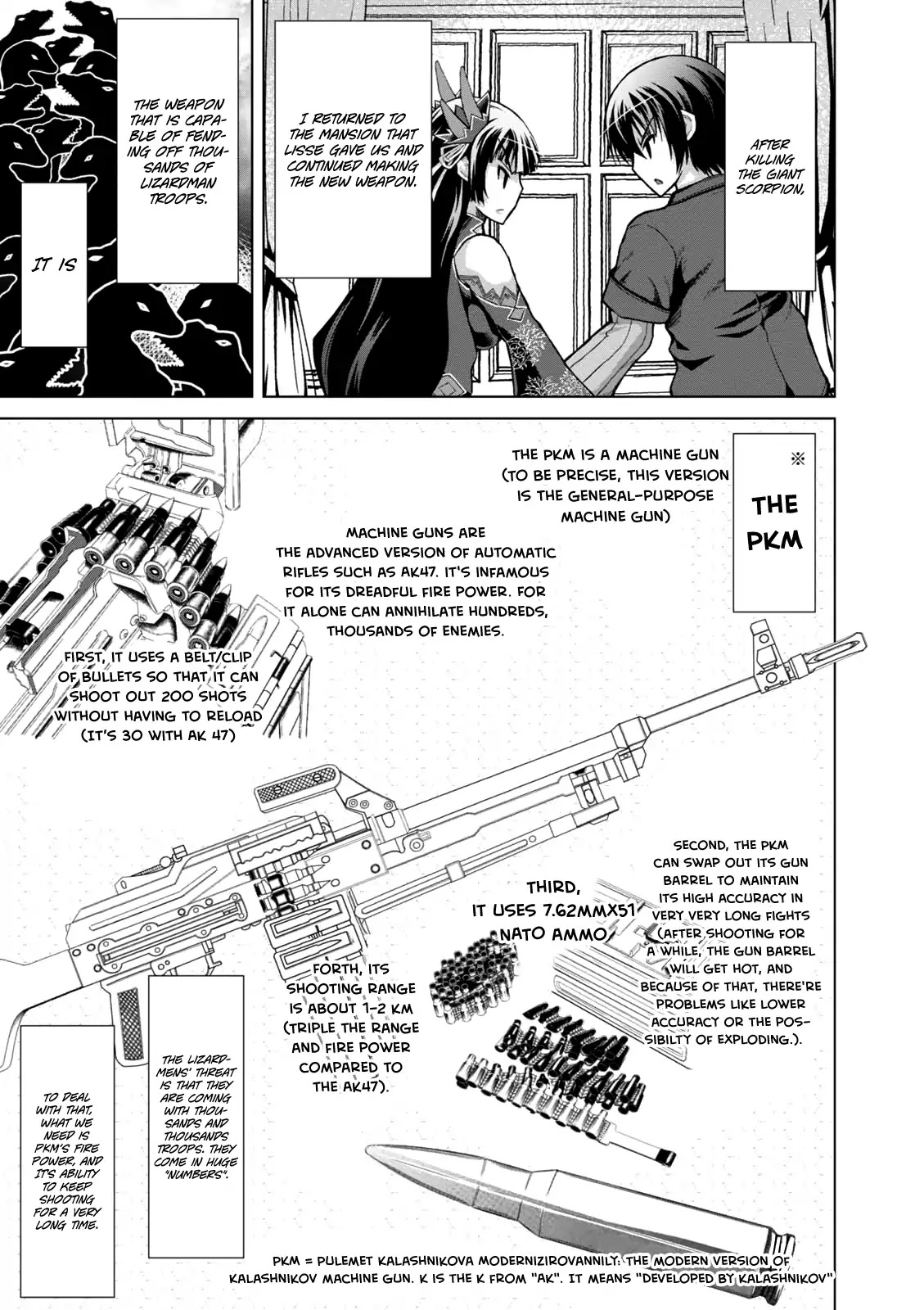 Gunota ga Mahou Sekai ni Tensei Shitara, Gendai Heiki de Guntai Harem o Tsukucchaimashita!? Chapter 33 page 7 - Chapter 33