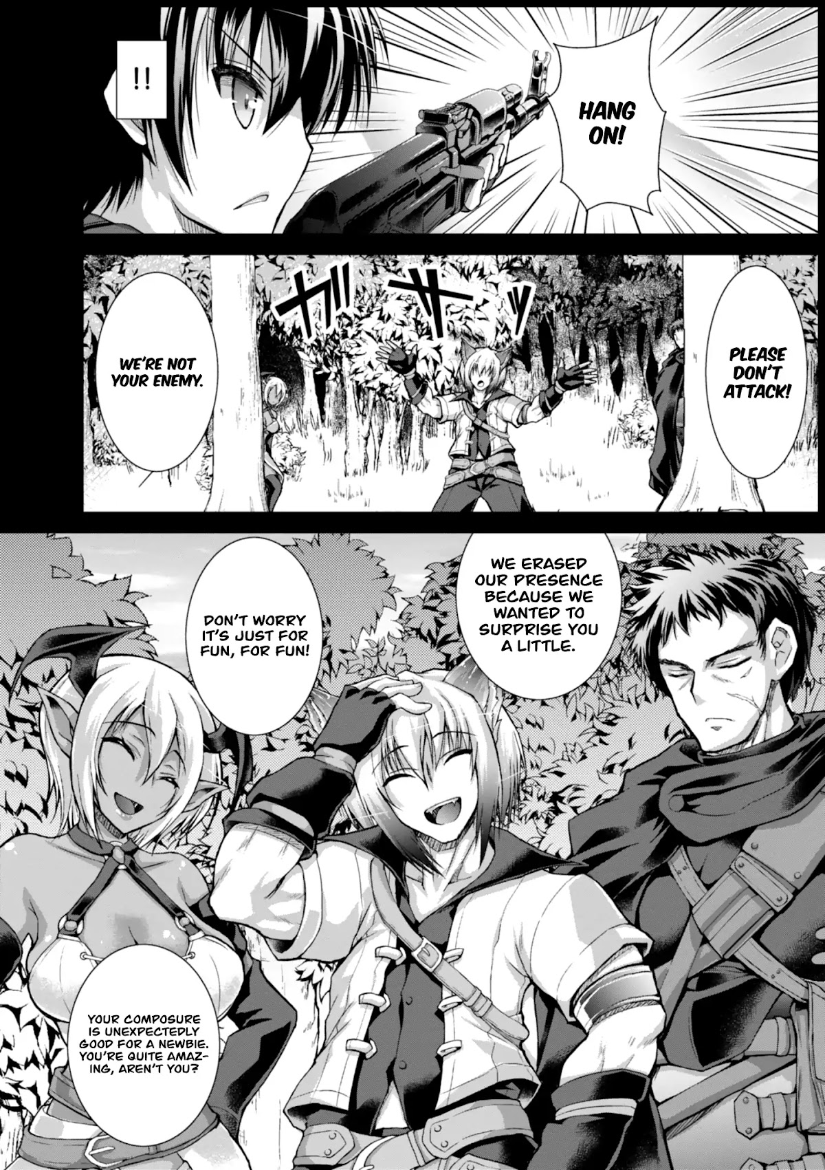 Gunota ga Mahou Sekai ni Tensei Shitara, Gendai Heiki de Guntai Harem o Tsukucchaimashita!? Chapter 34 page 12 - Chapter 34