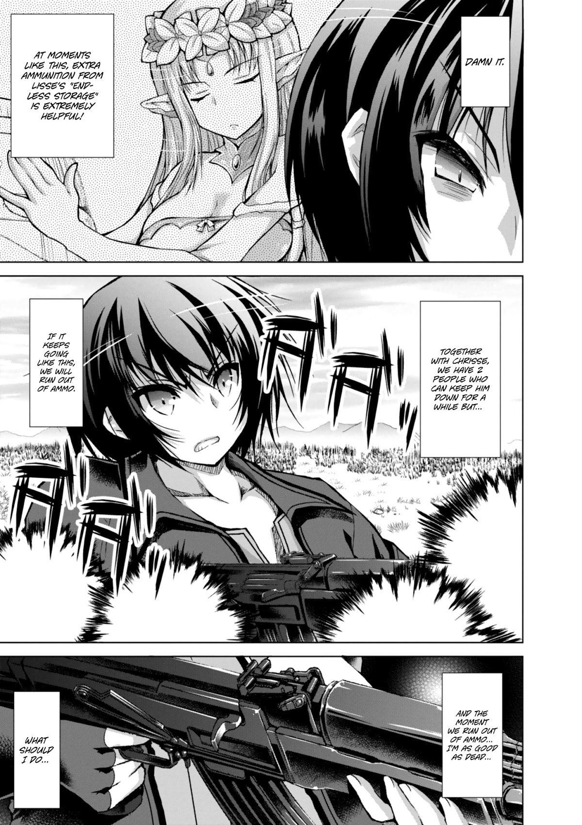 Gunota ga Mahou Sekai ni Tensei Shitara, Gendai Heiki de Guntai Harem o Tsukucchaimashita!? Chapter 35 page 23 - Chapter 35