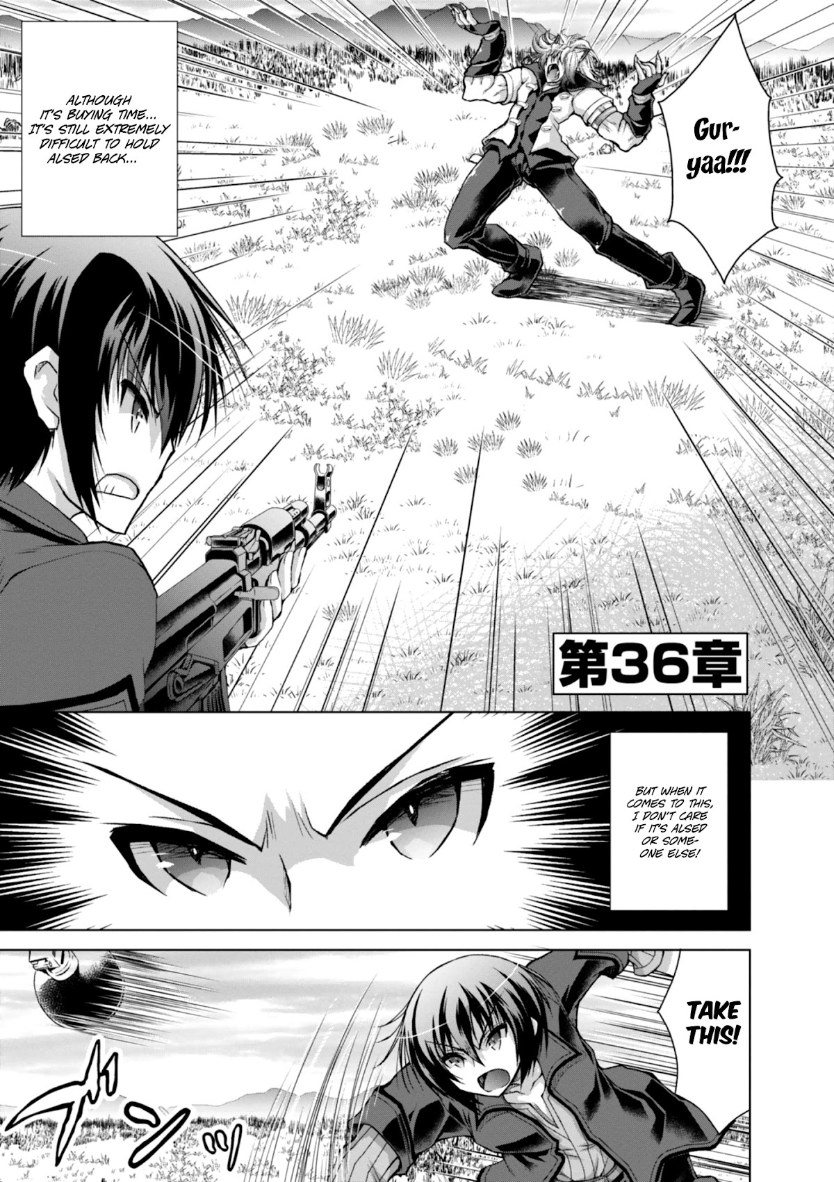 Gunota ga Mahou Sekai ni Tensei Shitara, Gendai Heiki de Guntai Harem o Tsukucchaimashita!? Chapter 36 page 3 - Chapter 36