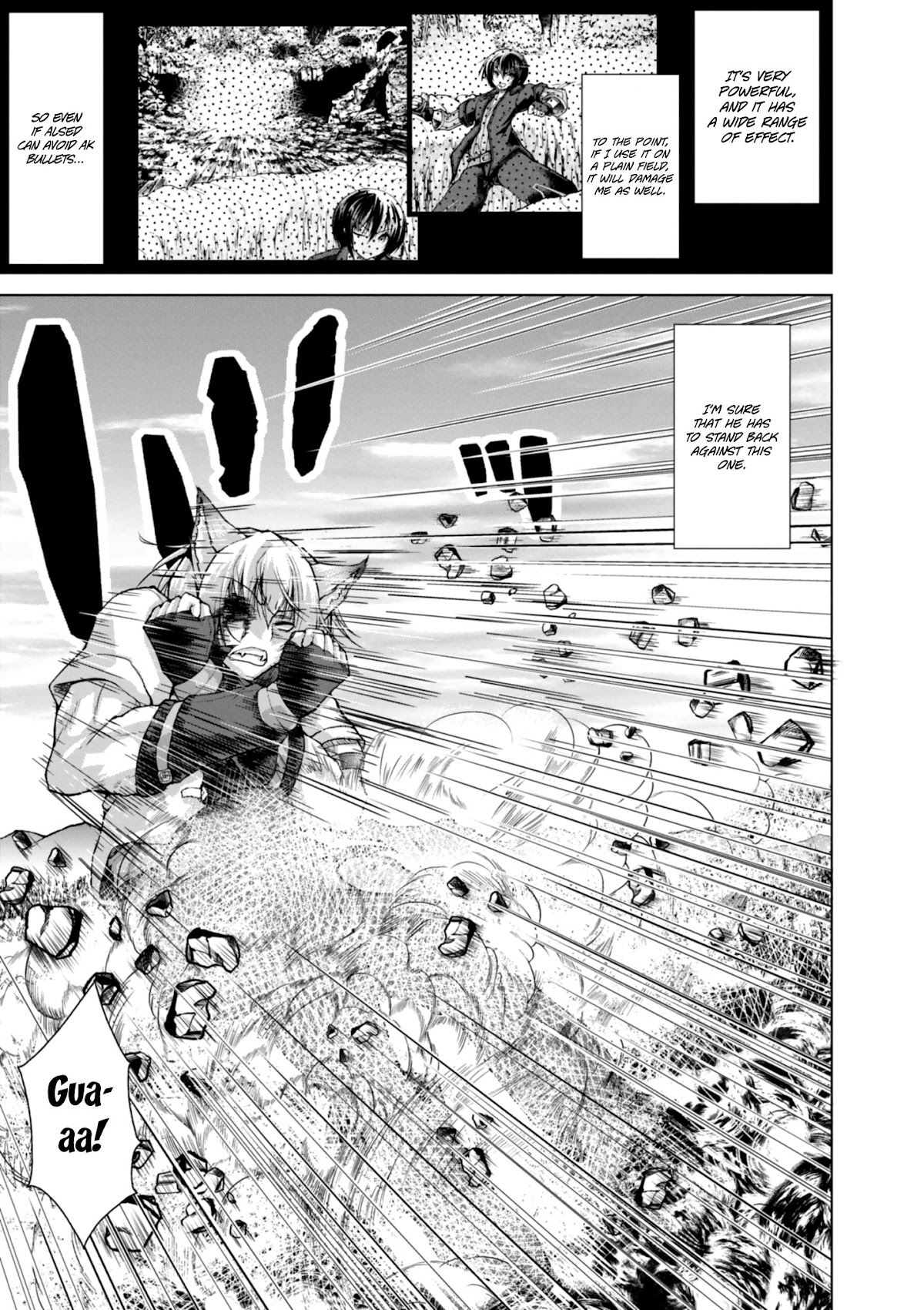 Gunota ga Mahou Sekai ni Tensei Shitara, Gendai Heiki de Guntai Harem o Tsukucchaimashita!? Chapter 36 page 5 - Chapter 36