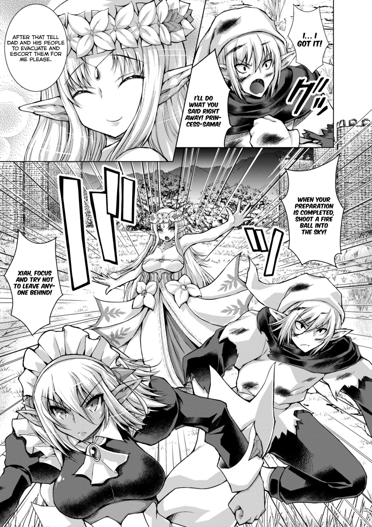 Gunota ga Mahou Sekai ni Tensei Shitara, Gendai Heiki de Guntai Harem o Tsukucchaimashita!? Chapter 37 page 10 - Chapter 37