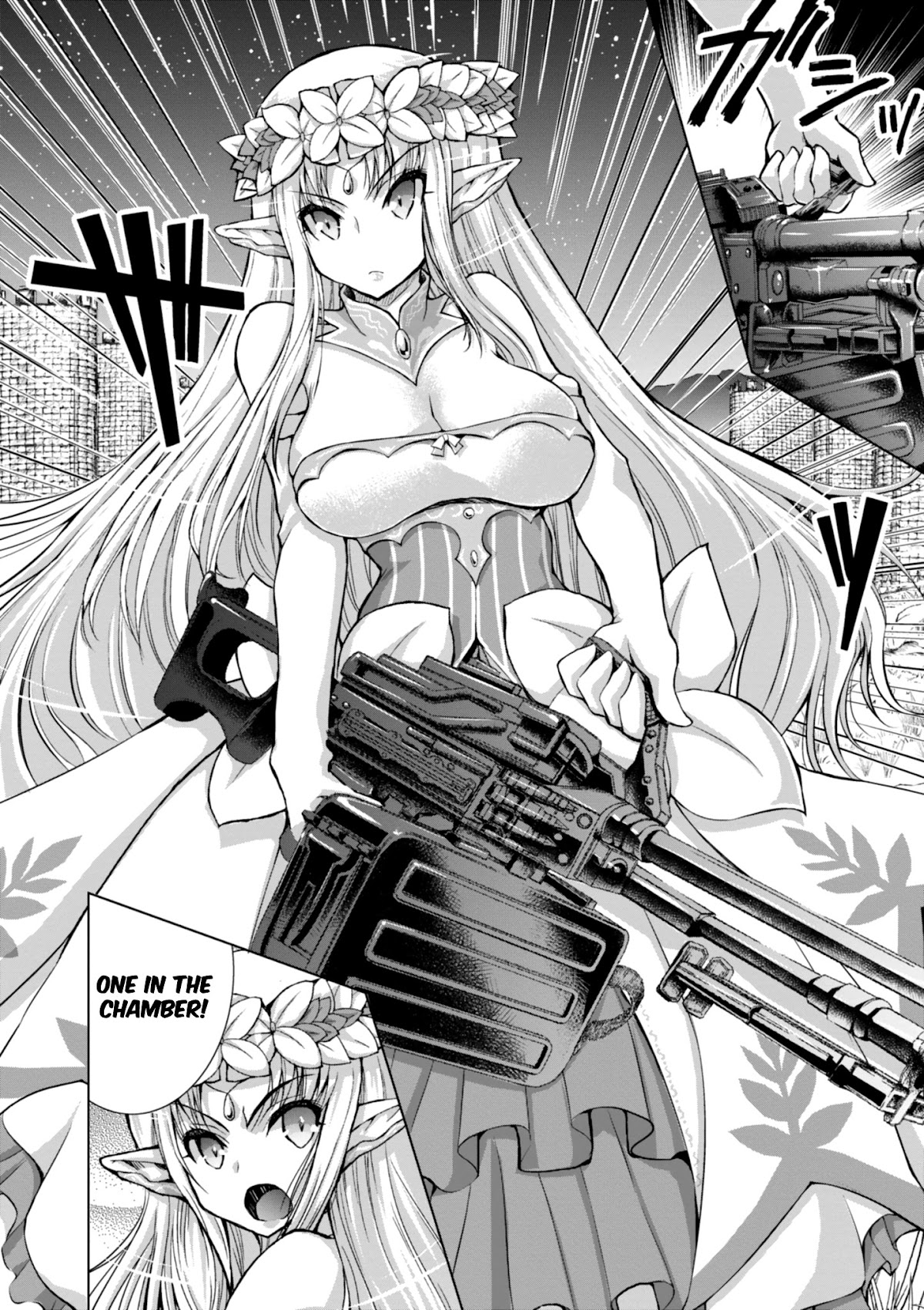 Gunota ga Mahou Sekai ni Tensei Shitara, Gendai Heiki de Guntai Harem o Tsukucchaimashita!? Chapter 37 page 19 - Chapter 37