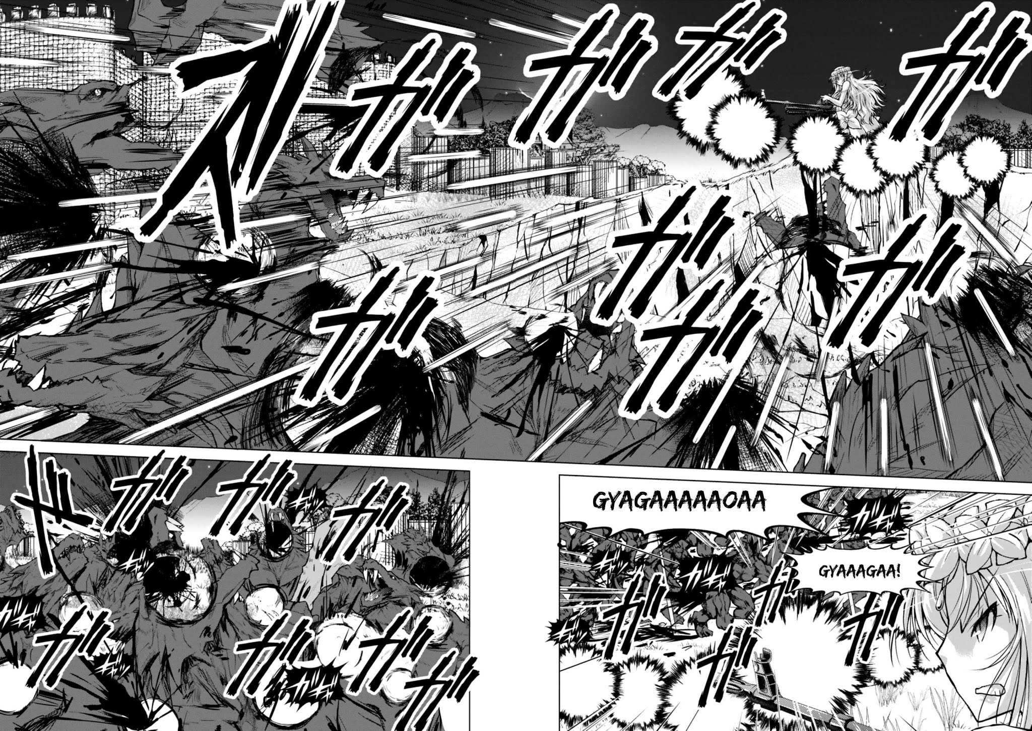 Gunota ga Mahou Sekai ni Tensei Shitara, Gendai Heiki de Guntai Harem o Tsukucchaimashita!? Chapter 37 page 21 - Chapter 37