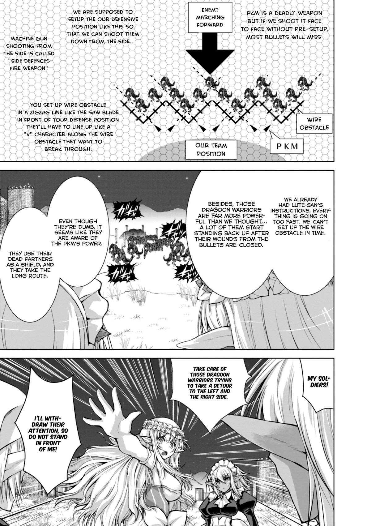 Gunota ga Mahou Sekai ni Tensei Shitara, Gendai Heiki de Guntai Harem o Tsukucchaimashita!? Chapter 37 page 25 - Chapter 37