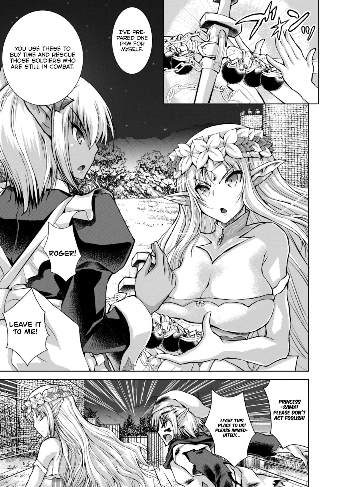 Gunota ga Mahou Sekai ni Tensei Shitara, Gendai Heiki de Guntai Harem o Tsukucchaimashita!? Chapter 37 page 8 - Chapter 37