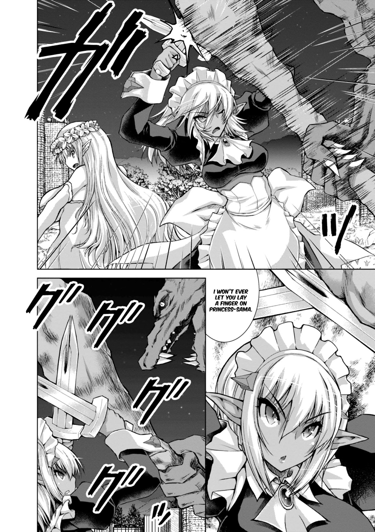 Gunota ga Mahou Sekai ni Tensei Shitara, Gendai Heiki de Guntai Harem o Tsukucchaimashita!? Chapter 38 page 4 - Chapter 38