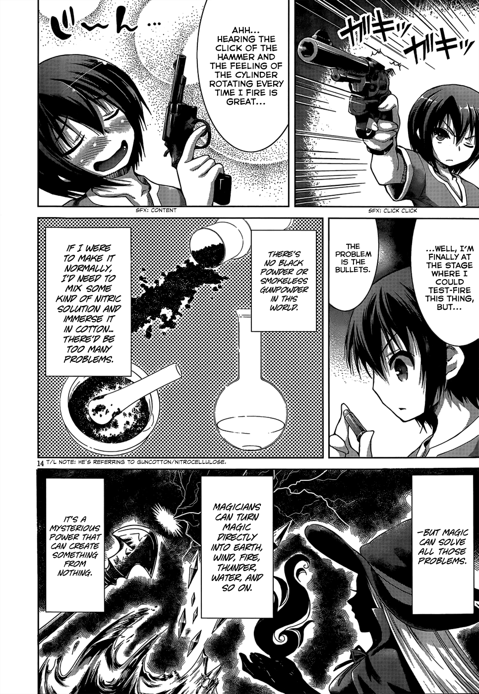 Gunota ga Mahou Sekai ni Tensei Shitara, Gendai Heiki de Guntai Harem o Tsukucchaimashita!? Chapter 4 page 18 - Chapter 4