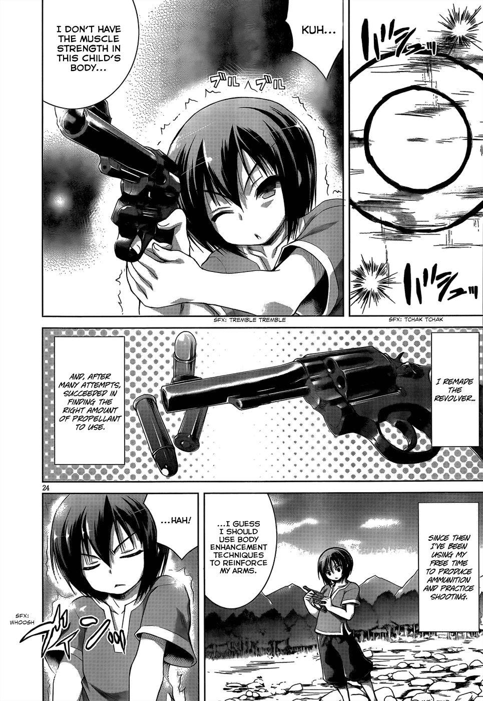 Gunota ga Mahou Sekai ni Tensei Shitara, Gendai Heiki de Guntai Harem o Tsukucchaimashita!? Chapter 4 page 27 - Chapter 4