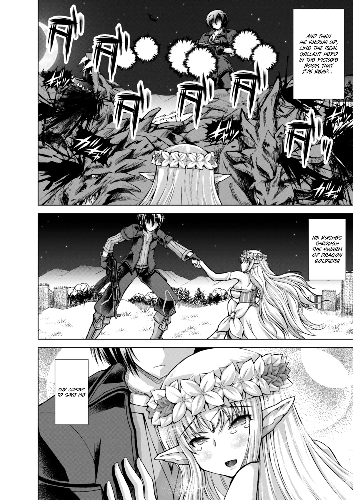 Gunota ga Mahou Sekai ni Tensei Shitara, Gendai Heiki de Guntai Harem o Tsukucchaimashita!? Chapter 40 page 9 - Chapter 40