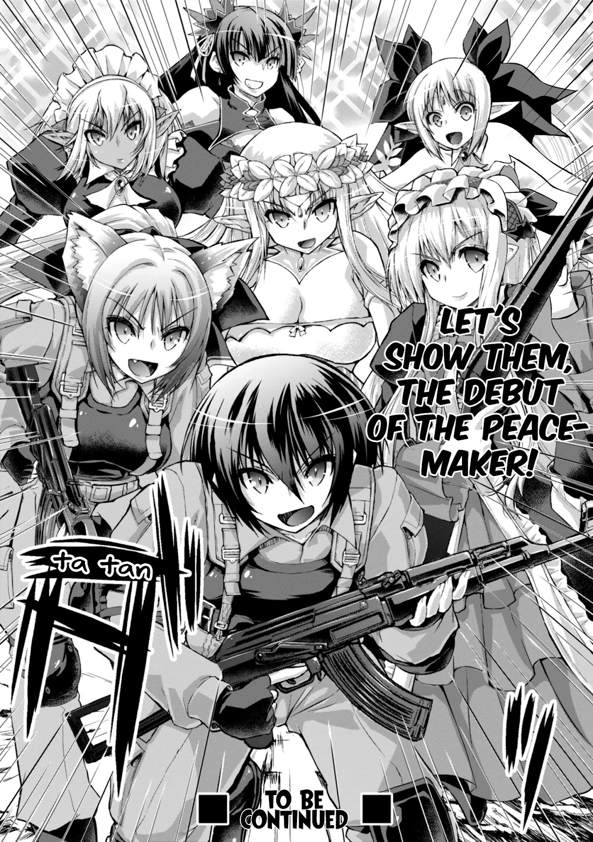 Gunota ga Mahou Sekai ni Tensei Shitara, Gendai Heiki de Guntai Harem o Tsukucchaimashita!? Chapter 45 page 31 - Chapter 45
