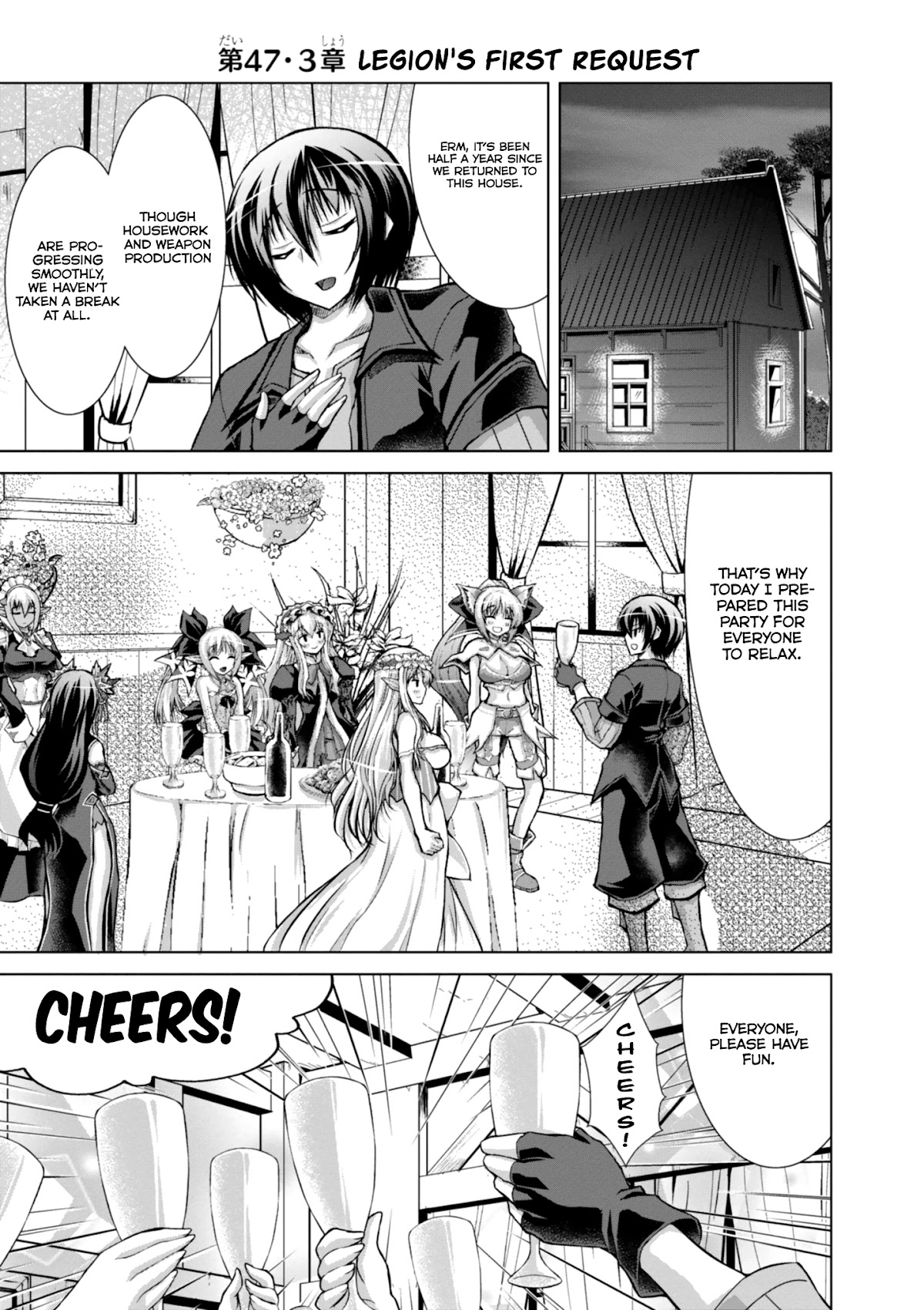 Gunota ga Mahou Sekai ni Tensei Shitara, Gendai Heiki de Guntai Harem o Tsukucchaimashita!? Chapter 47.3 page 5 - Chapter 47.3: Legion's First Request