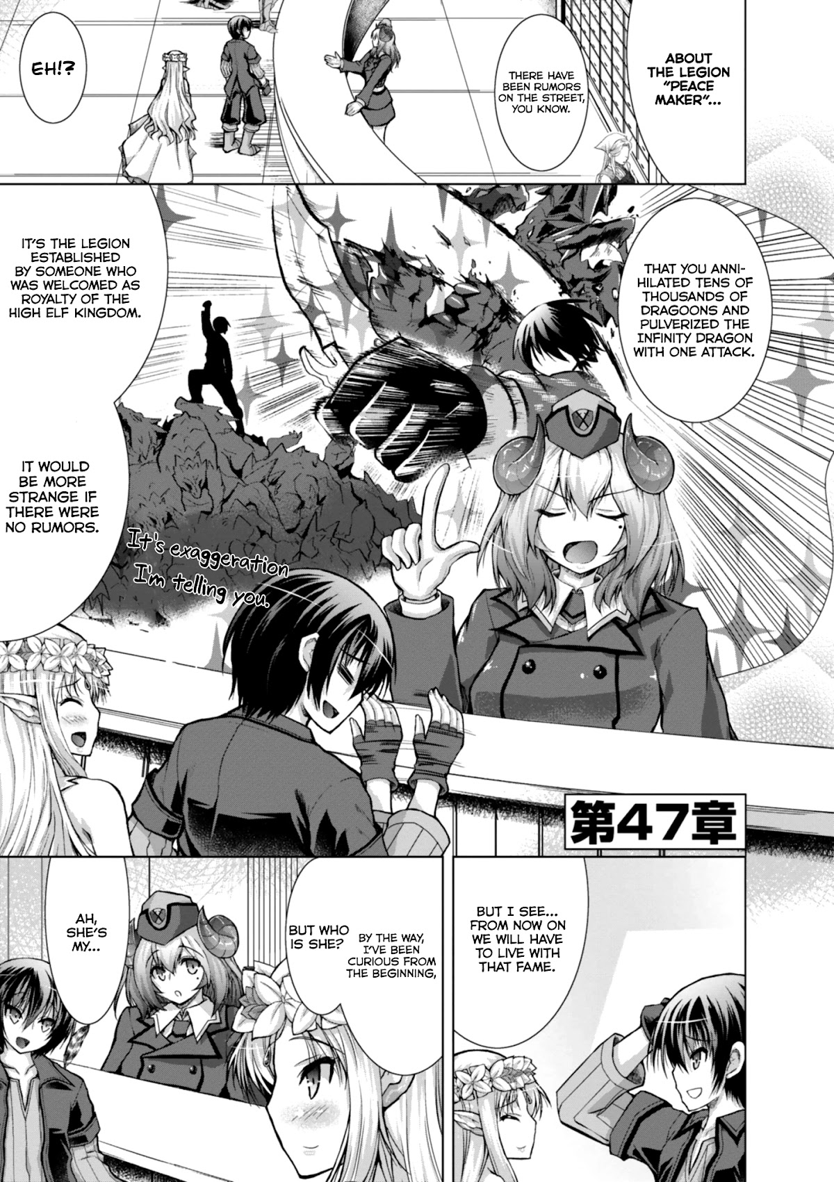 Gunota ga Mahou Sekai ni Tensei Shitara, Gendai Heiki de Guntai Harem o Tsukucchaimashita!? Chapter 47 page 4 - Chapter 47