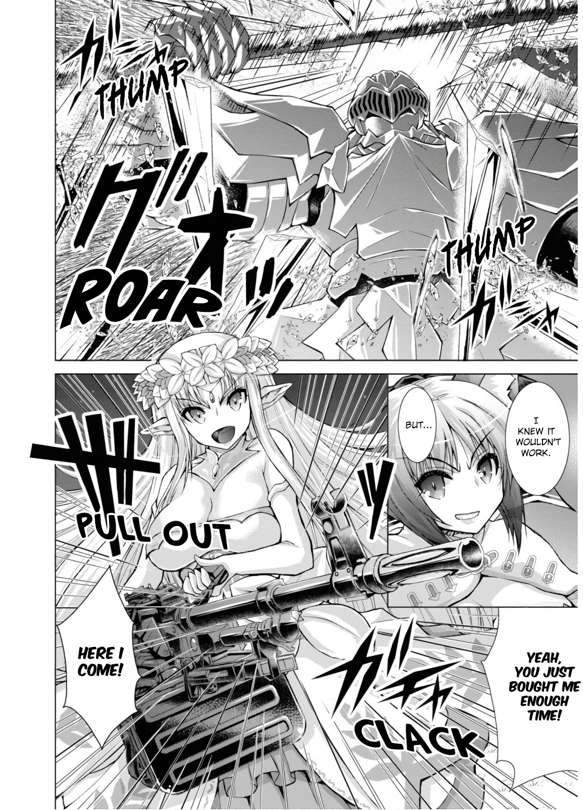 Gunota ga Mahou Sekai ni Tensei Shitara, Gendai Heiki de Guntai Harem o Tsukucchaimashita!? Chapter 48 page 21 - Chapter 48