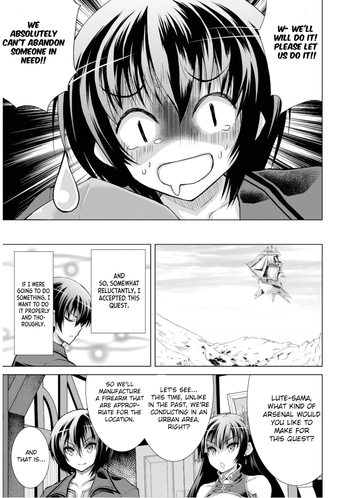 Gunota ga Mahou Sekai ni Tensei Shitara, Gendai Heiki de Guntai Harem o Tsukucchaimashita!? Chapter 48 page 8 - Chapter 48