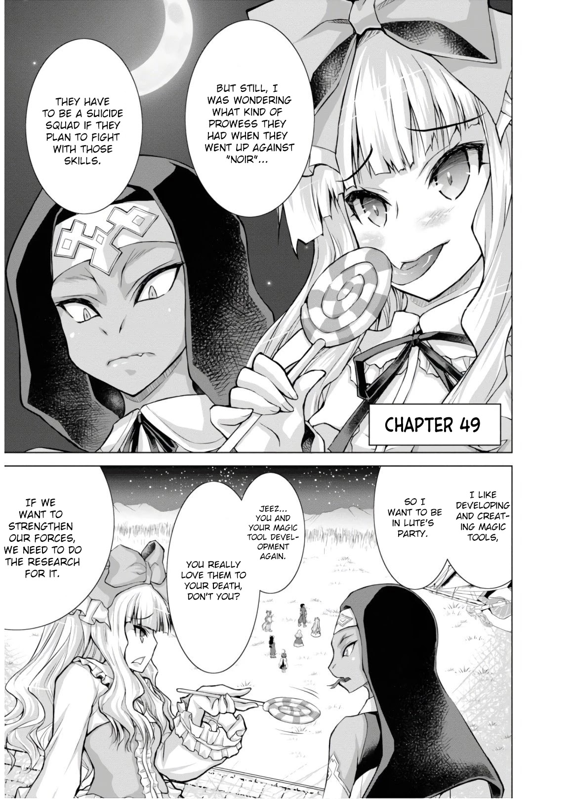Gunota ga Mahou Sekai ni Tensei Shitara, Gendai Heiki de Guntai Harem o Tsukucchaimashita!? Chapter 49 page 2 - Chapter 49