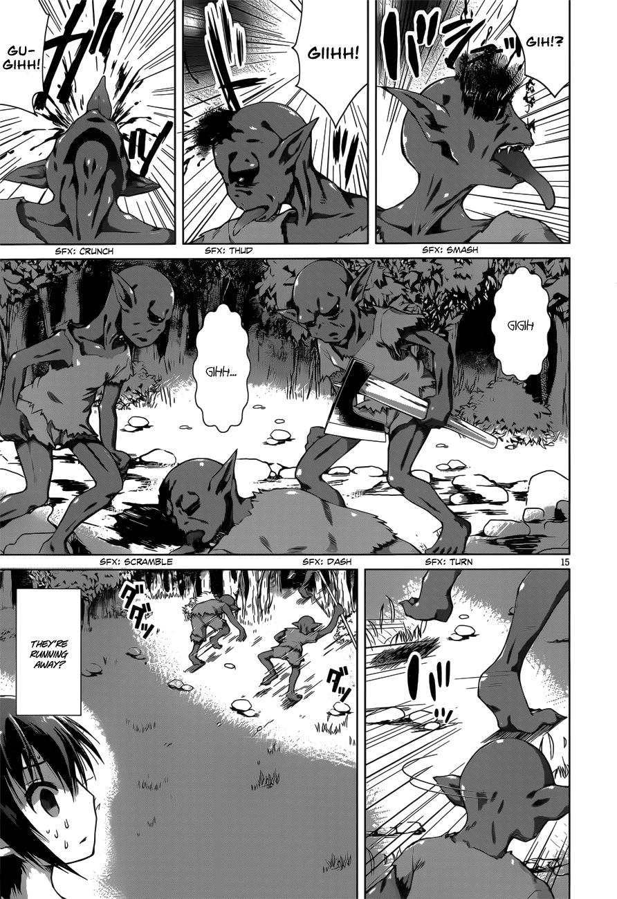 Gunota ga Mahou Sekai ni Tensei Shitara, Gendai Heiki de Guntai Harem o Tsukucchaimashita!? Chapter 5 page 17 - Chapter 5
